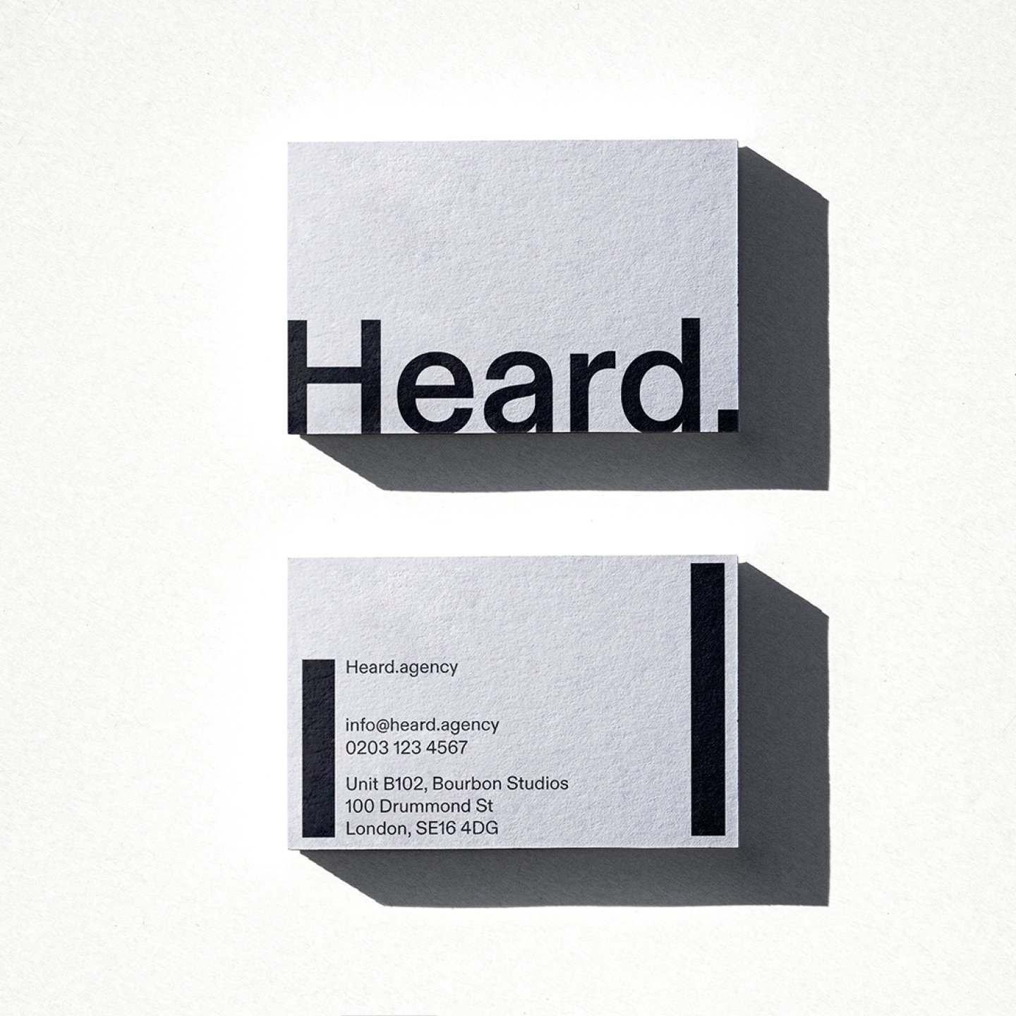Heard business cards