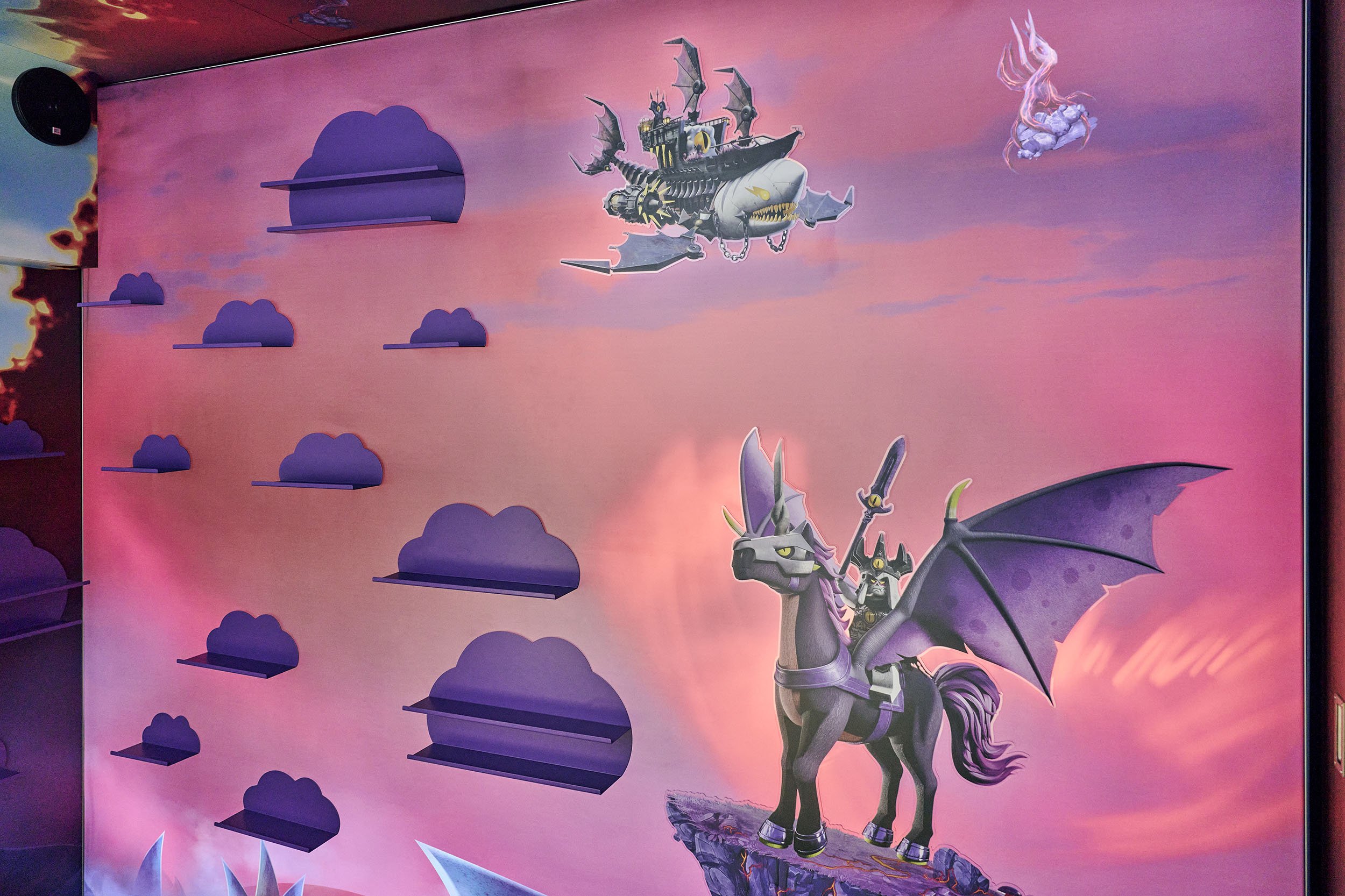 Dream world interior, night side