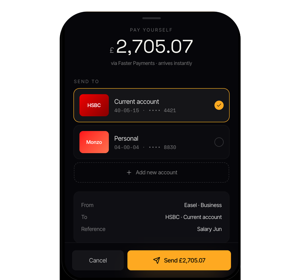 NOMA, pay yourself, sent instantly to your account
