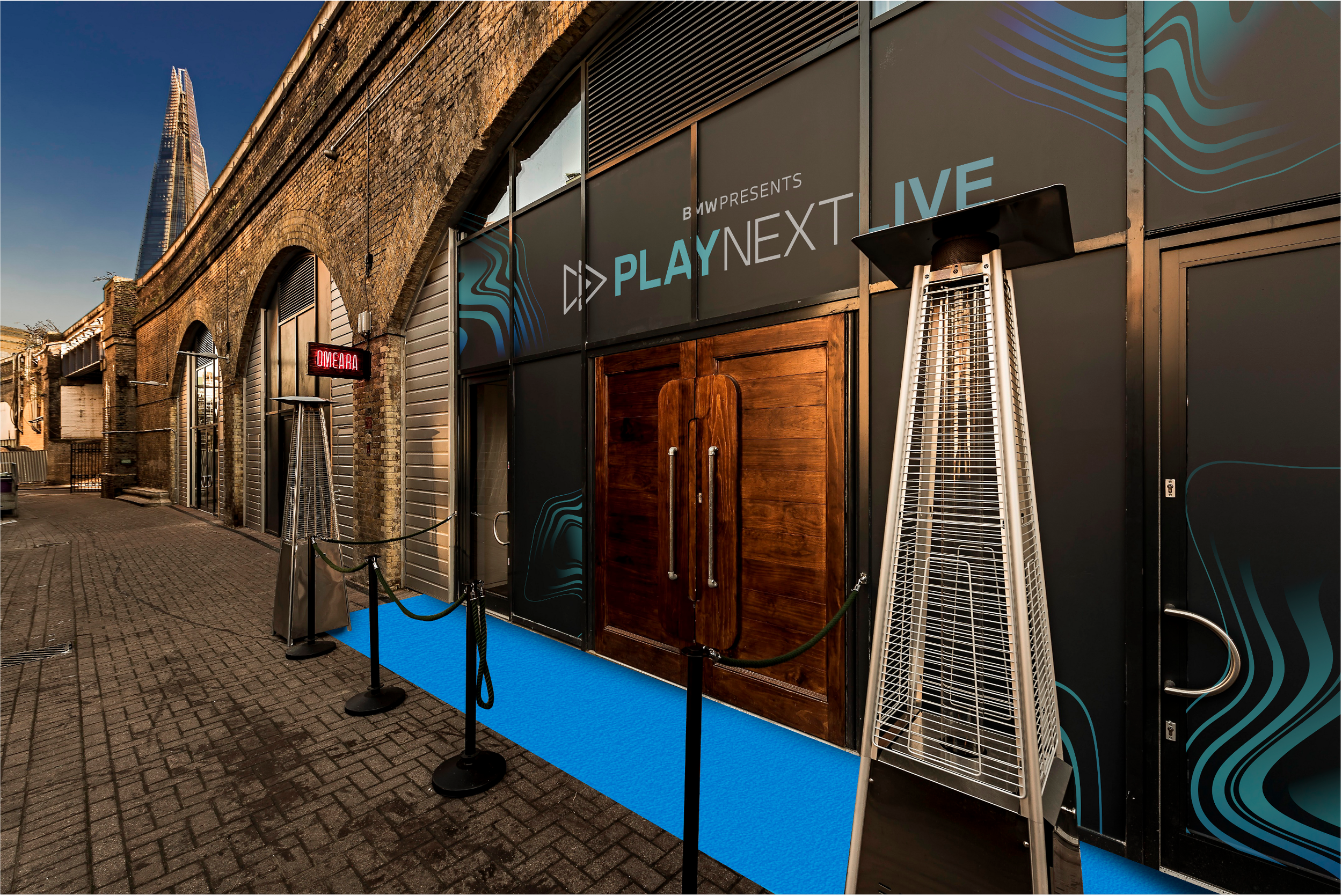 Omeara, London — venue branding