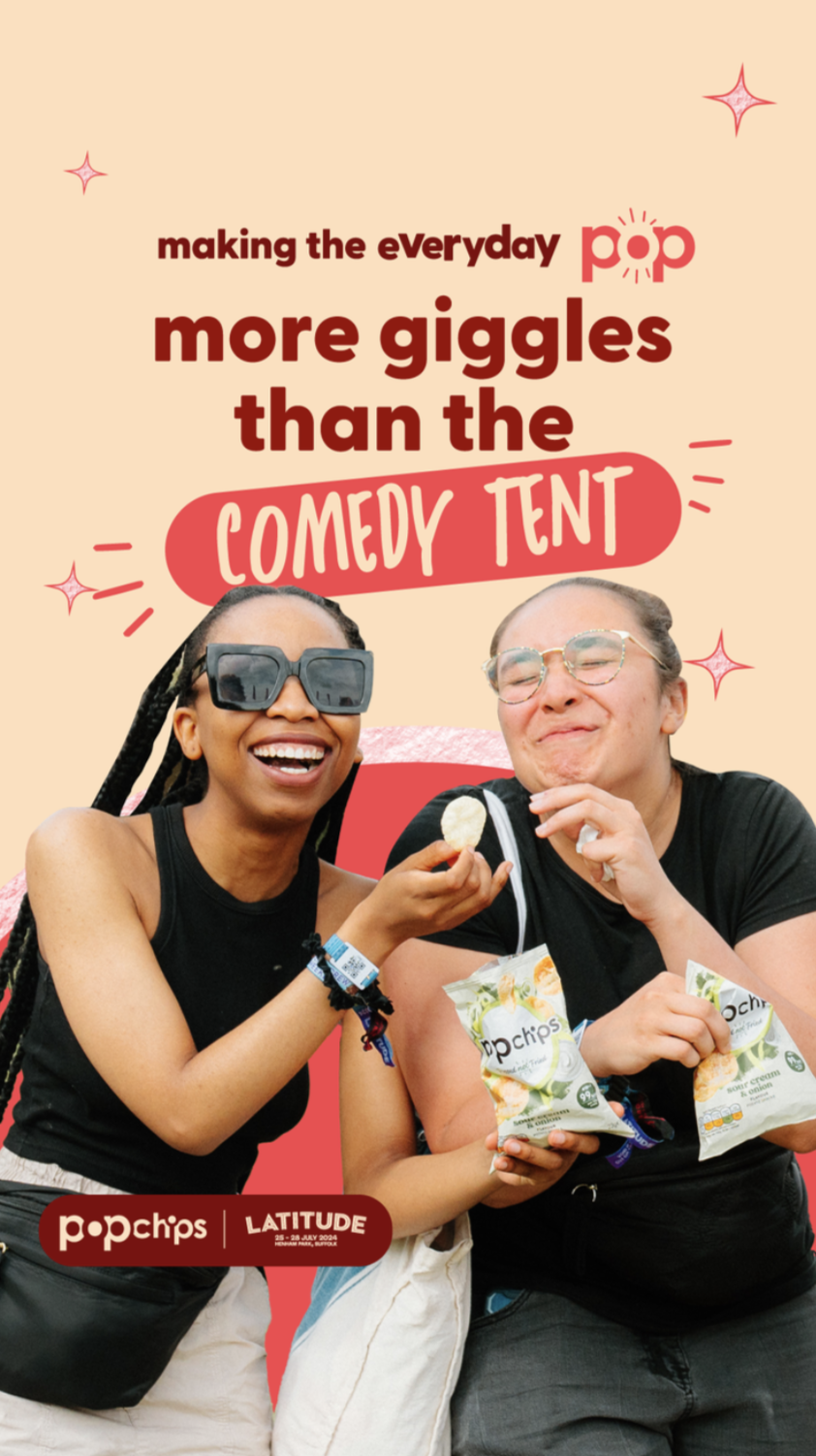 Festival social, comedy tent